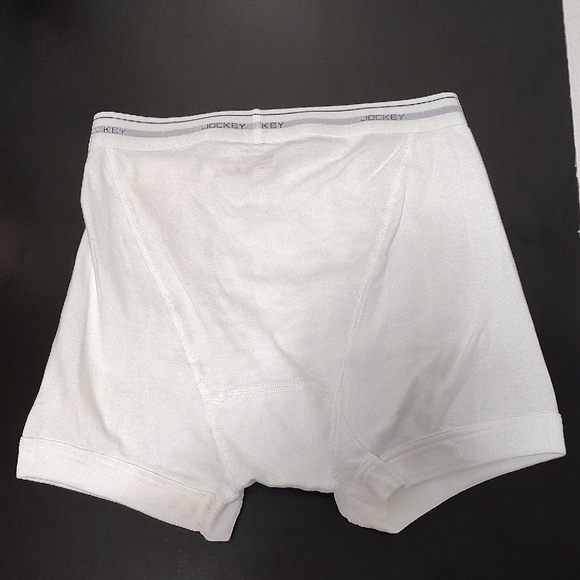 New Jockey Men's Classic White Boxer Briefs 3-Pairs  Sz 32-34 - Picture 8 of 9